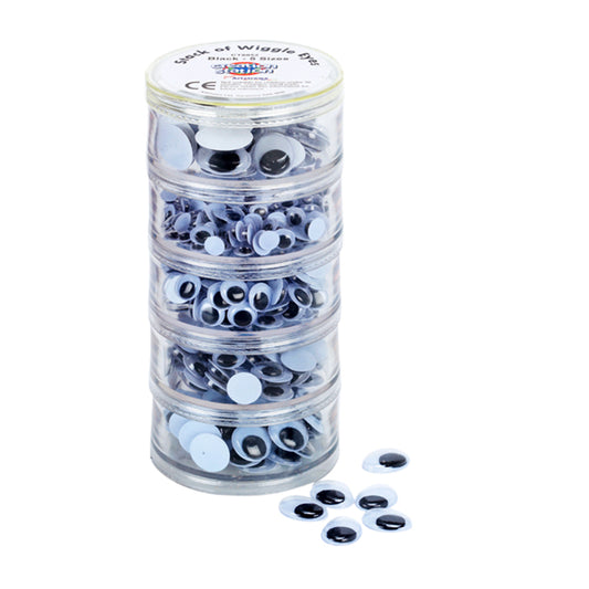 Wiggly Eyes Mega Value Multi Sizes Stack