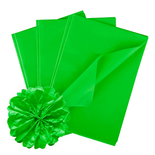 Jumbo Deluxe Tissue Paper Sheets Green x 10