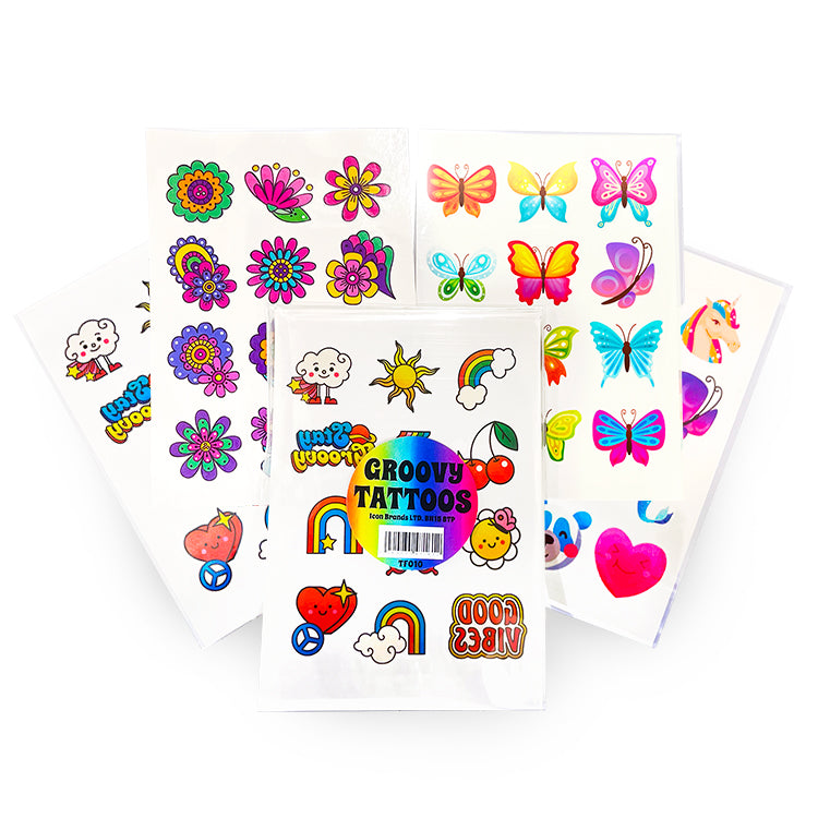 Groovy Tattoo Mix x 4 Sheets