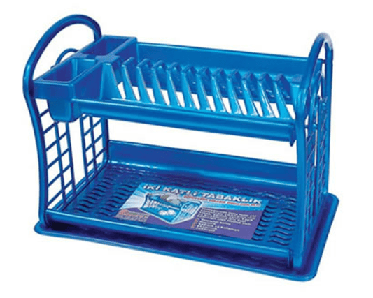 Double Deck Dish Drainer (PLASTIME) Kitchen H0288