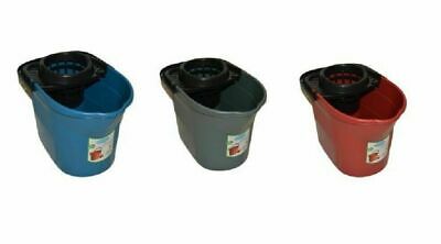 Plastic Mop Bucket 13 Litre Assorted Colours H1186 A