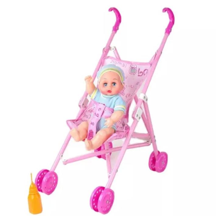 Baby Doll With Pushchair Pram