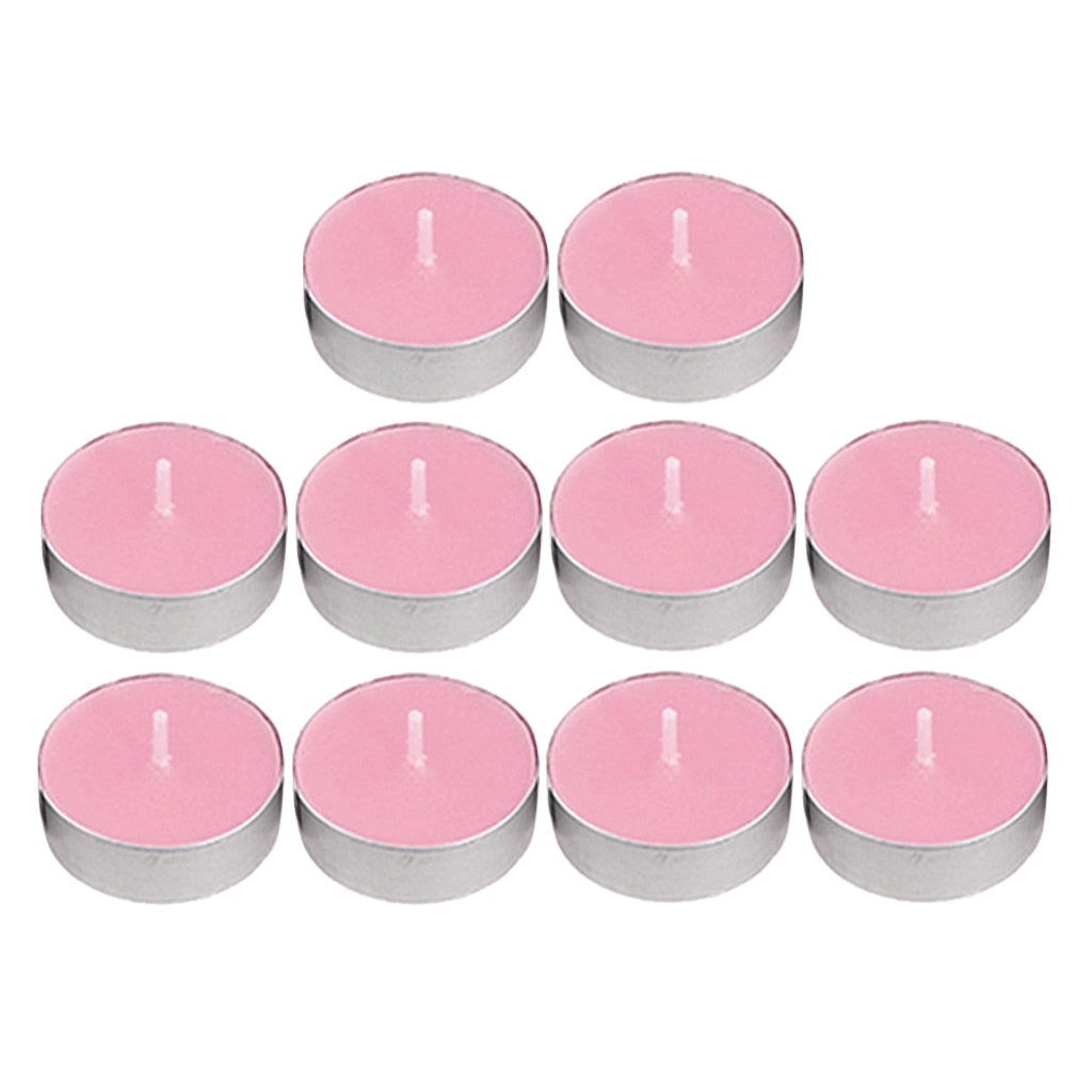 Beautifully Scented Opella Sunset Pink 12 Tealight Candles 3.5 Hour Burn Time CD001SP