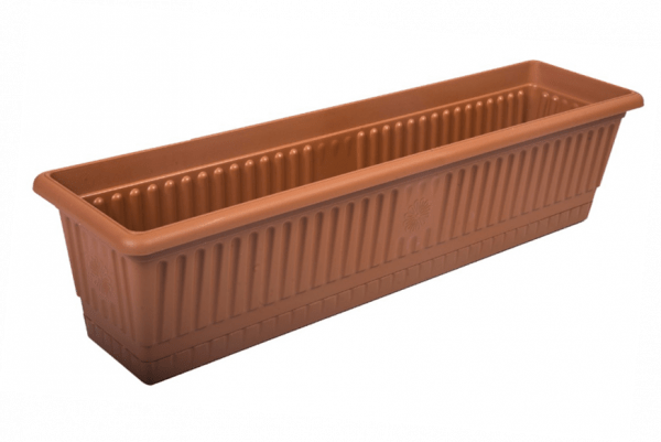 Balcony Flower Pot Container Large Plastic 17 x 69cm H3500