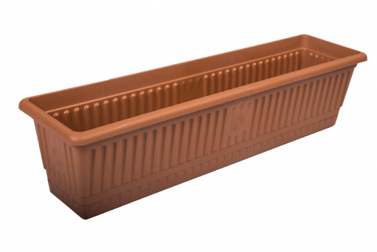 Plastic Rectangle Balcony Flower Pot Container Large
