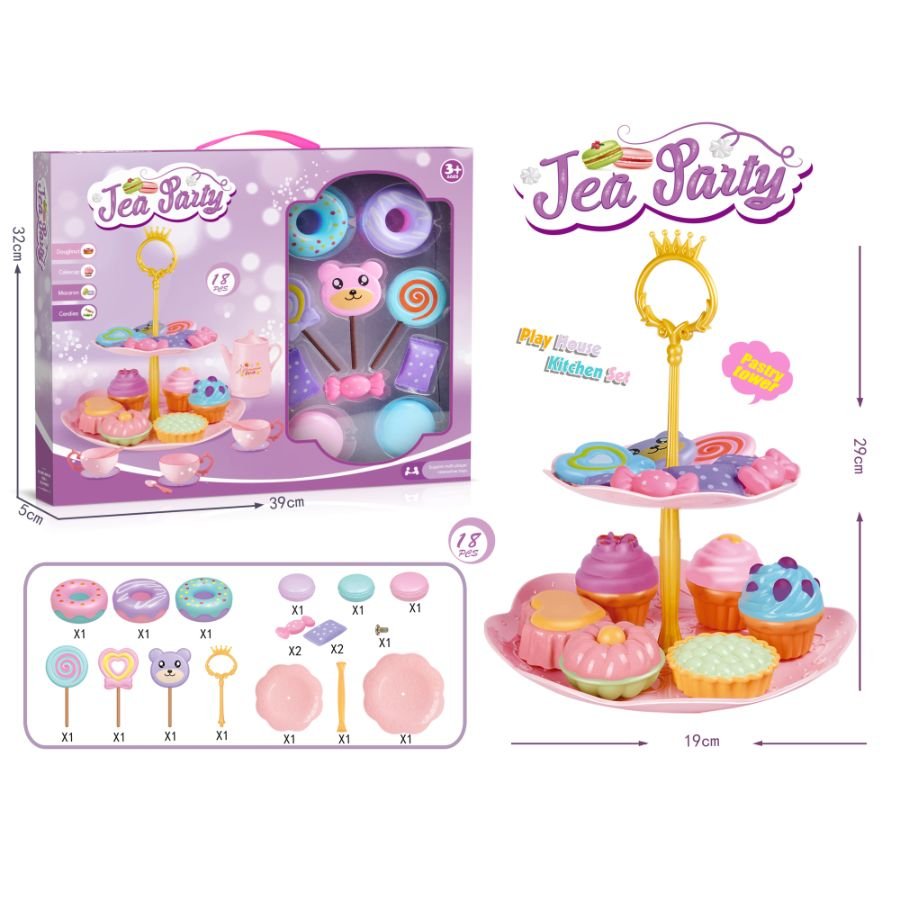 Pretend Play Afternoon Tea PlaySet