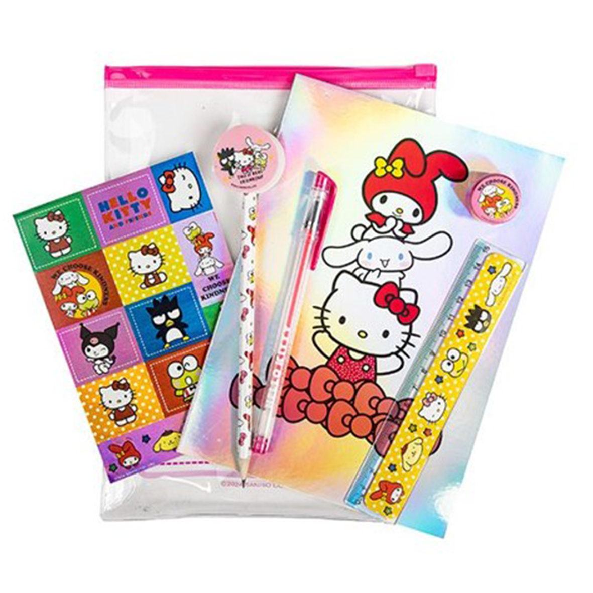 Hello Kitty Diary Pouch Stationery Set