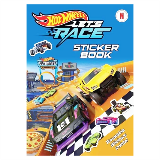 Hot Wheels Let's Race Sticker Book