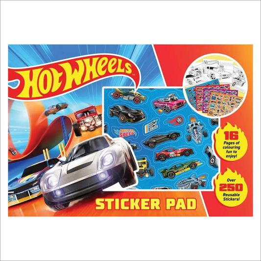 Hot Wheels XL Sticker Pad