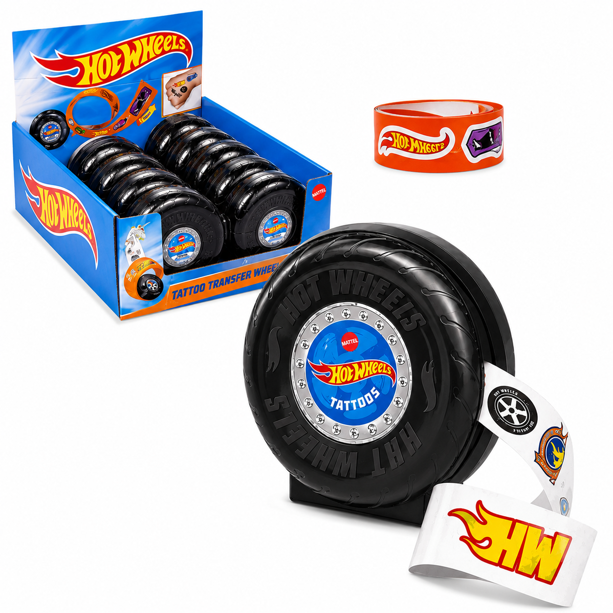 Hot Wheels Tattoo Transfer Wheel