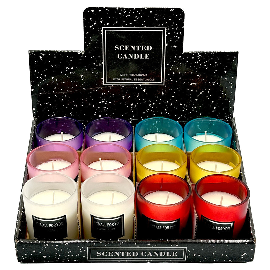 Scented Candle With Text