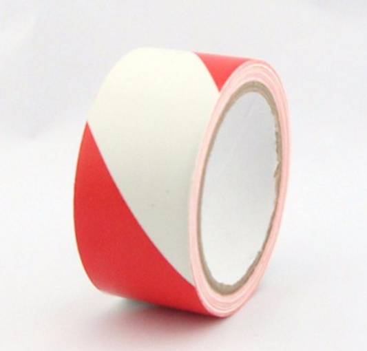 SAAO Barrier Tape In A Box Red White 48mm x 100 Metre 2672