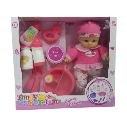 Cute Baby Doll Set