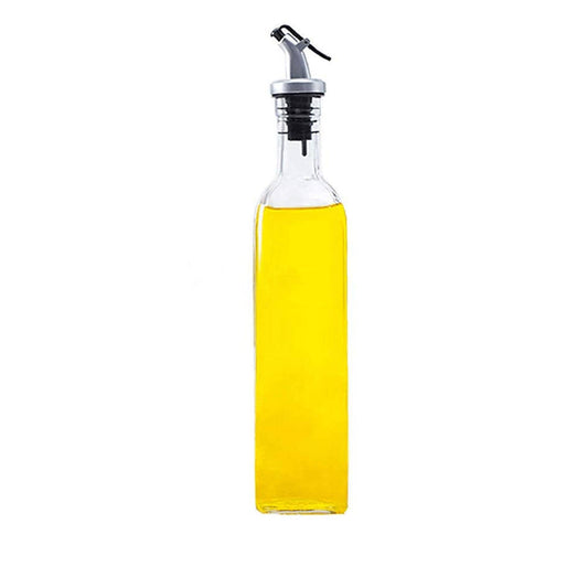 3 Piece Set Oil Bottle And Seasoning Jars Glass Kitchen Home 6663