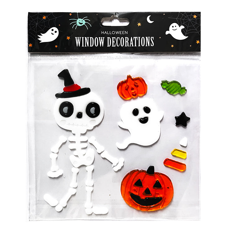Spooky Skeleton Gel Sticker Set