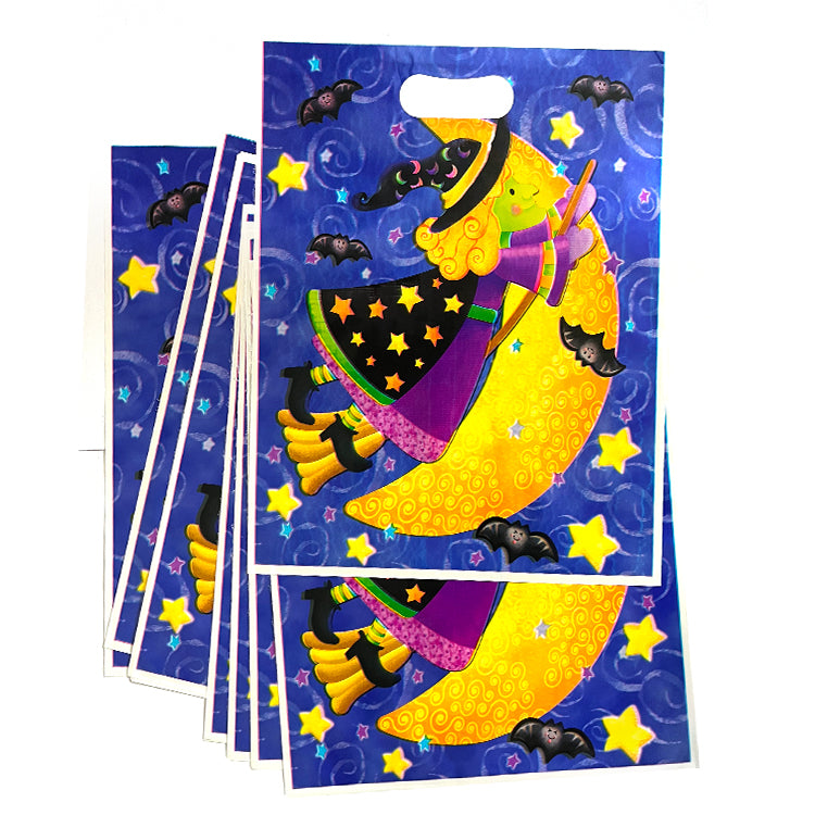 Halloween Witch Jumbo Loot Bags x 12