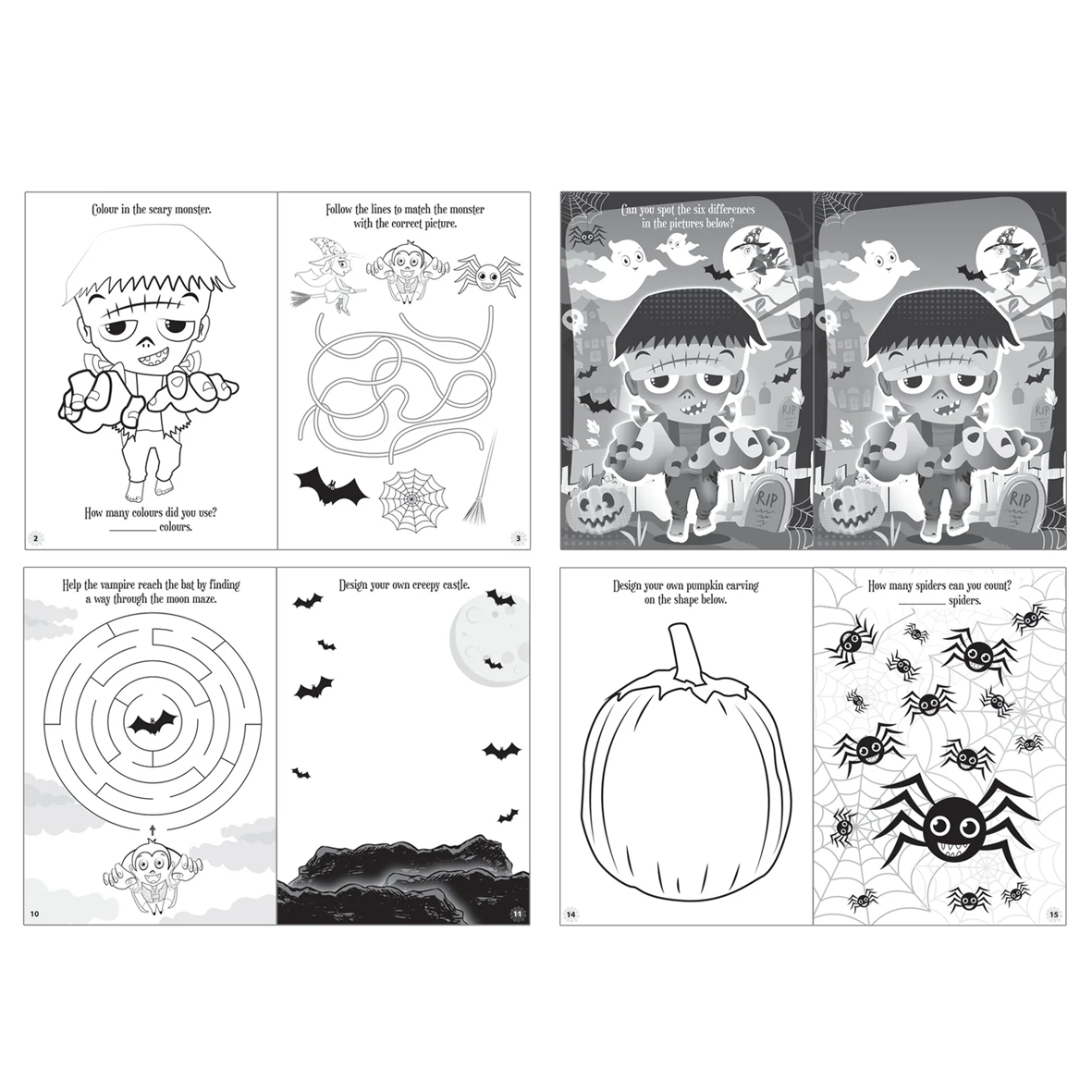 Halloween A6 Mini Puzzle Book