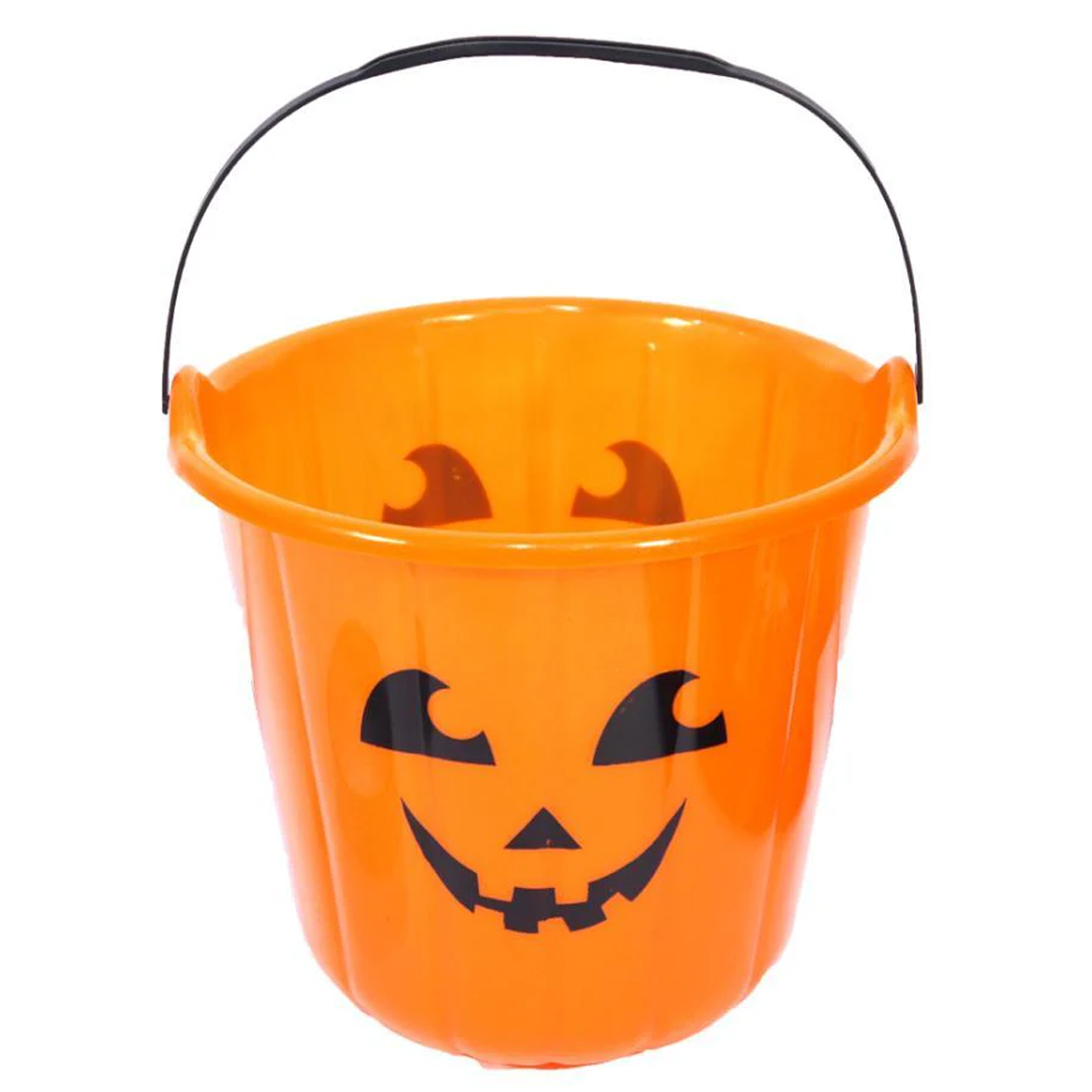 Halloween Festive Trick Or Treat Pumpkin Style Goodies Basket Orange 18cm x 16cm