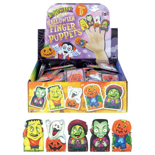 Halloween Finger Puppet 5x3 cm Assorted Designs