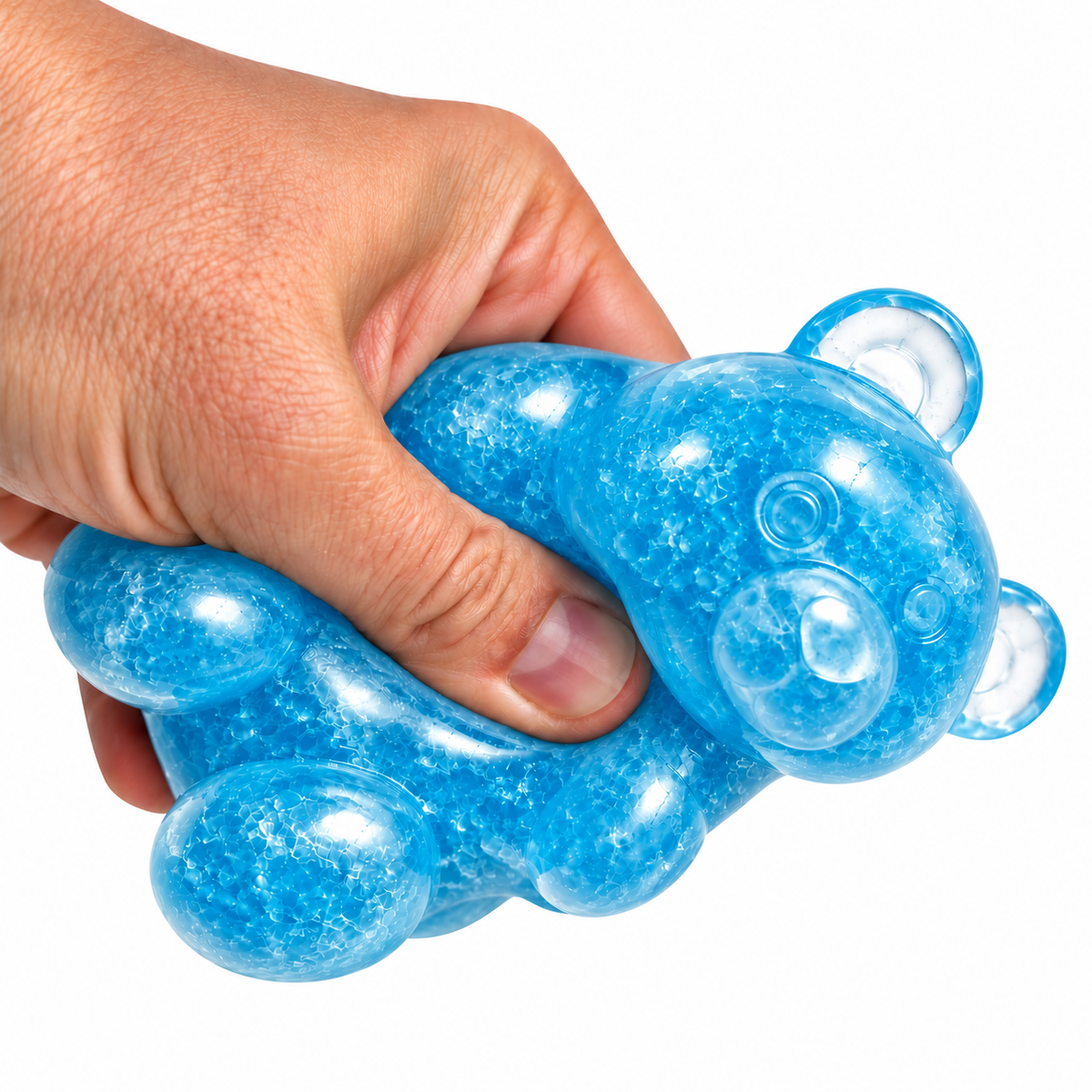 Slushy Squishy Gummy Bear - Fidget Squish Sensory Toy - 4 Colours