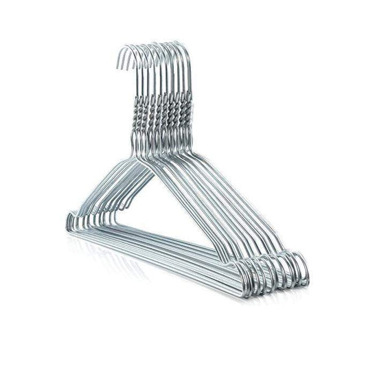 Standard Steel Hangers Clothing Hangers 40 cm Pack of 10 0711