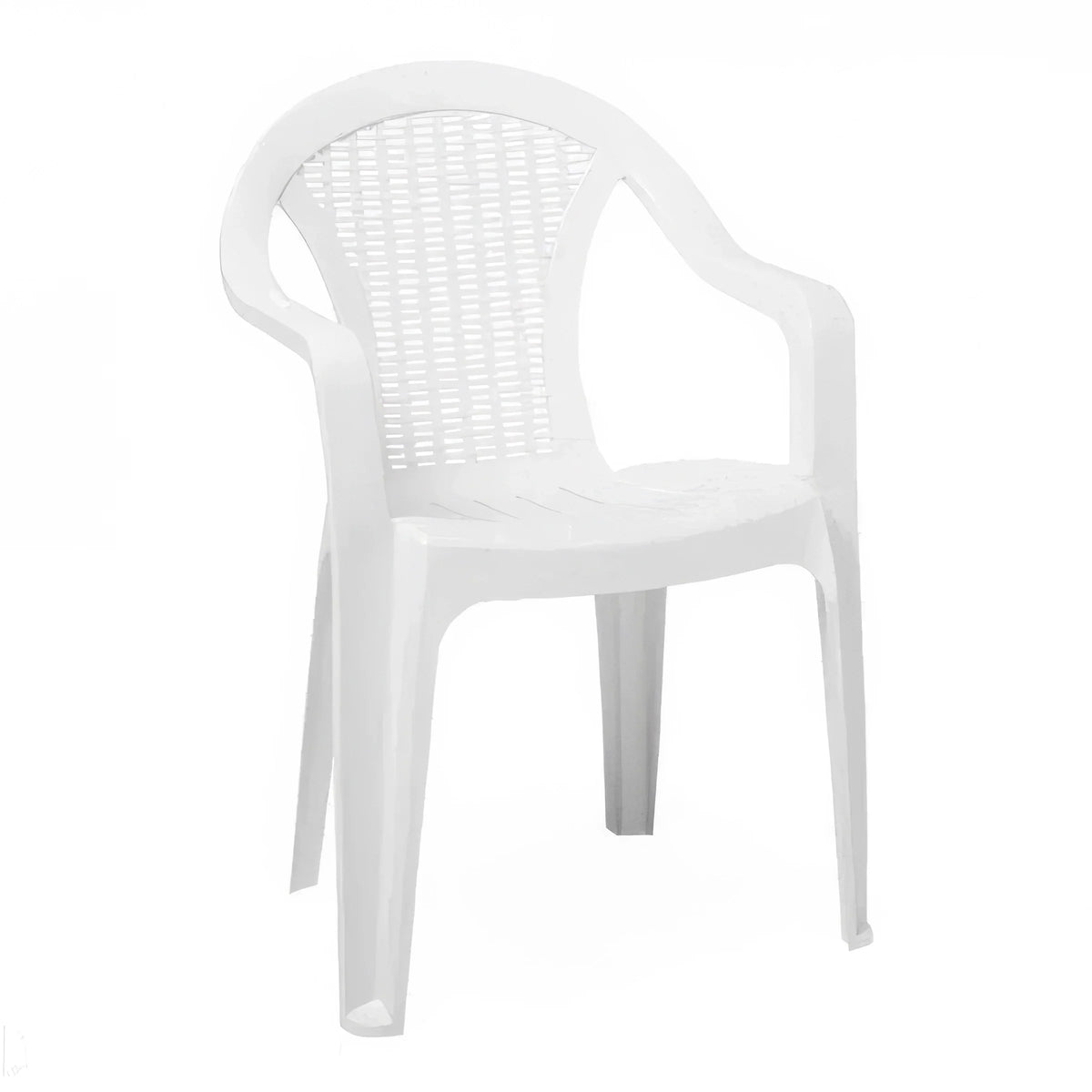 Mega White Garden Outdoor Chair Plastic