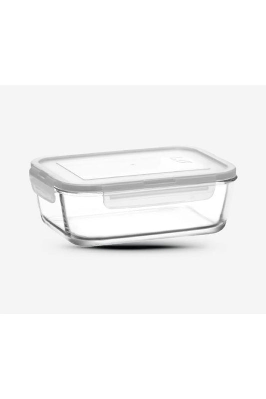 Glass Food Storage Container 375cc Assorted Colours FRS227KDP