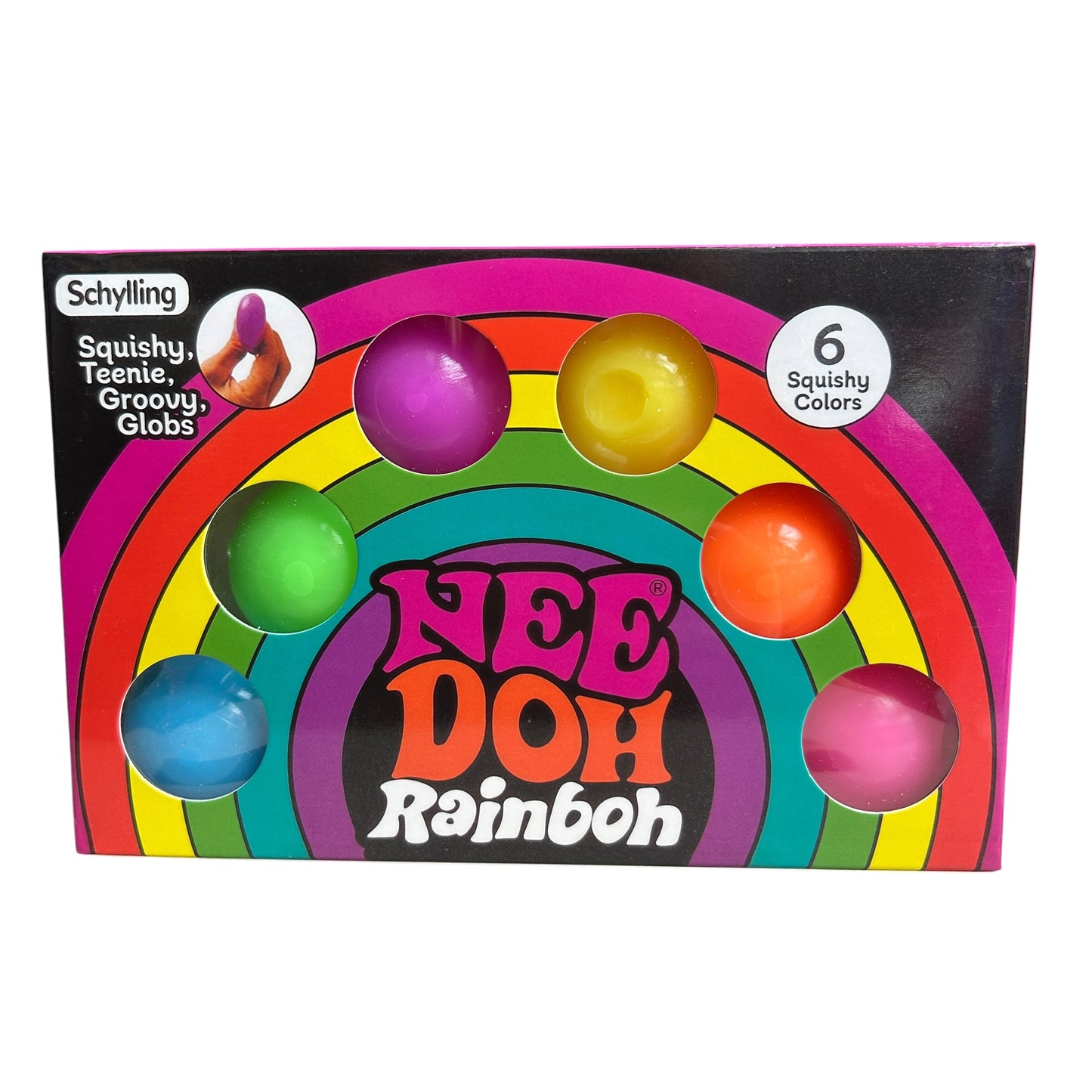 NeeDoh Style Rainboh Rainbow Globs 6 Pack