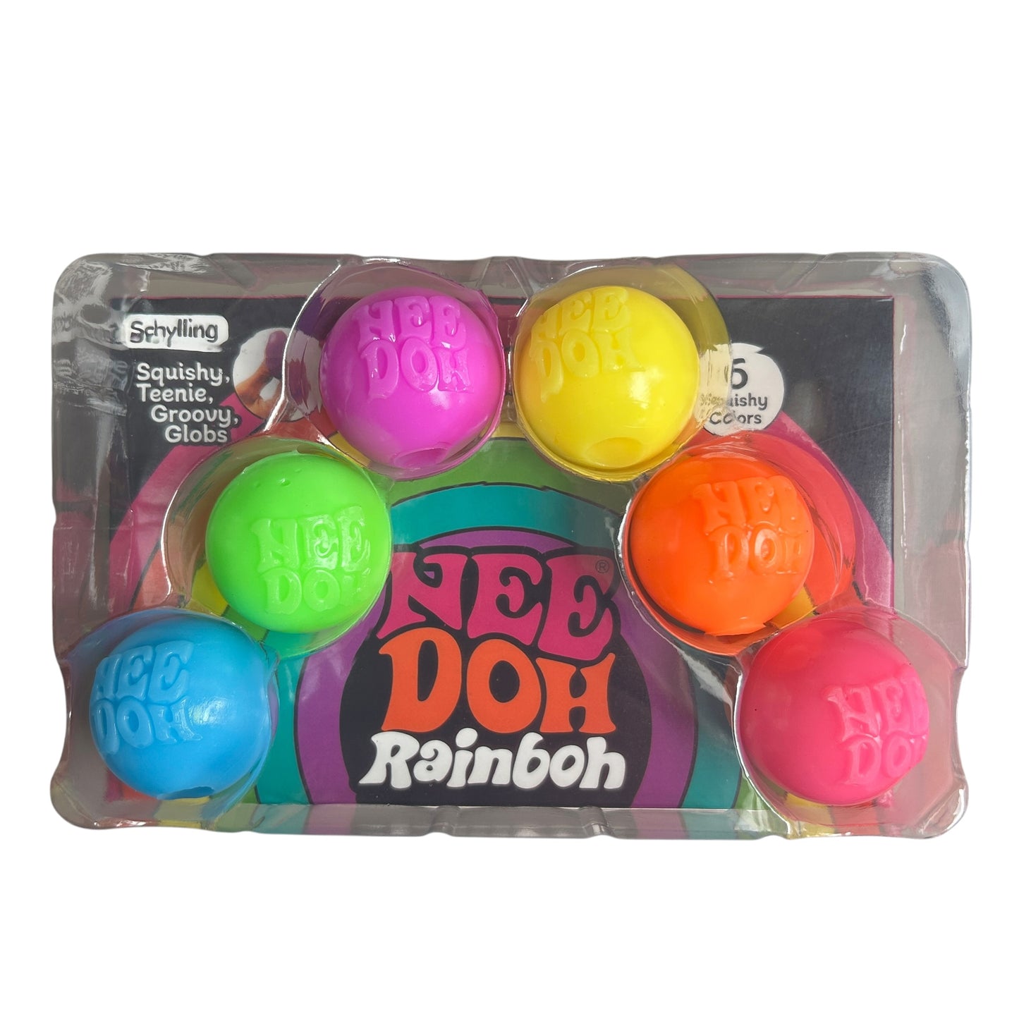 NeeDoh Style Rainboh Rainbow Globs 6 Pack