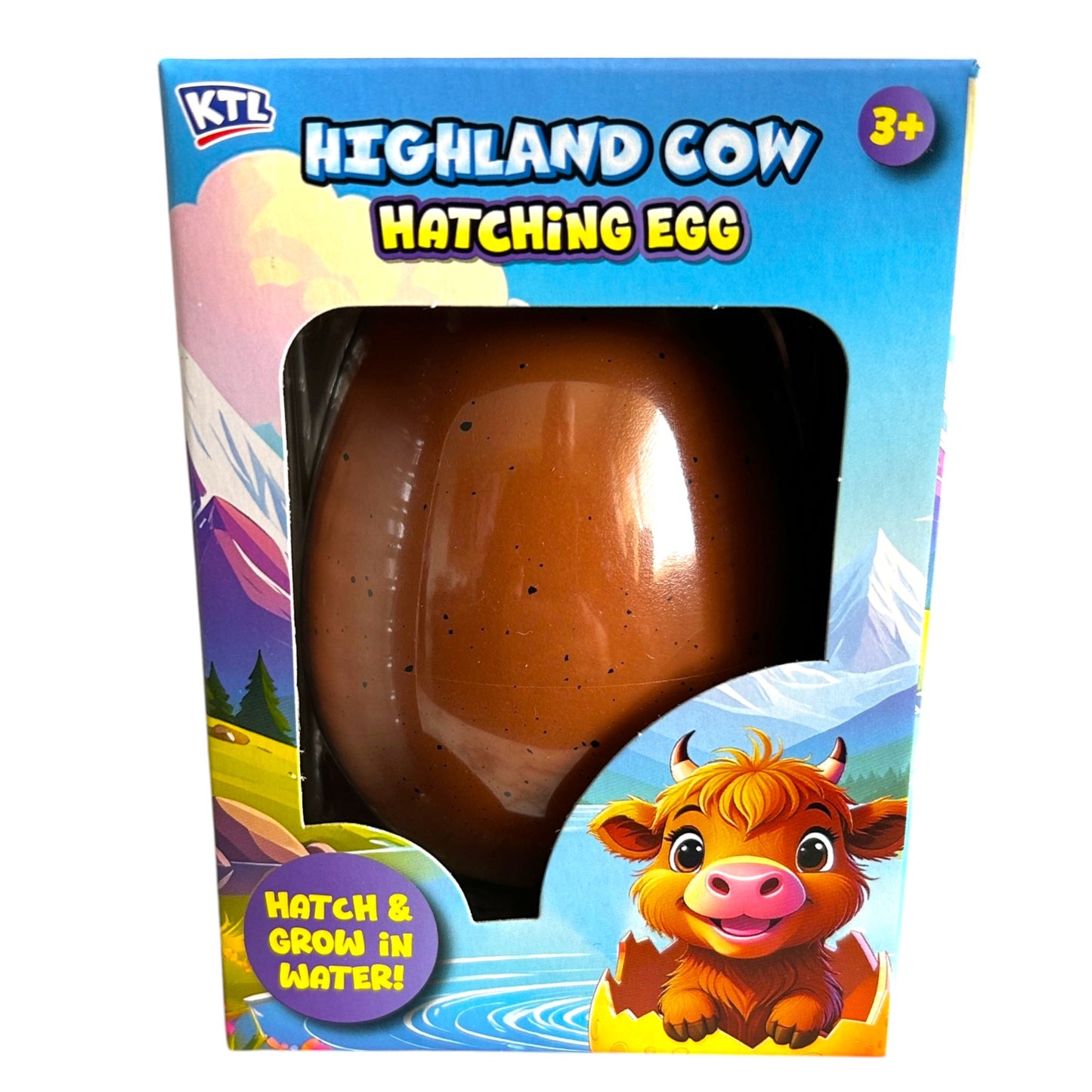 Highland Cow Hatching Egg Toy