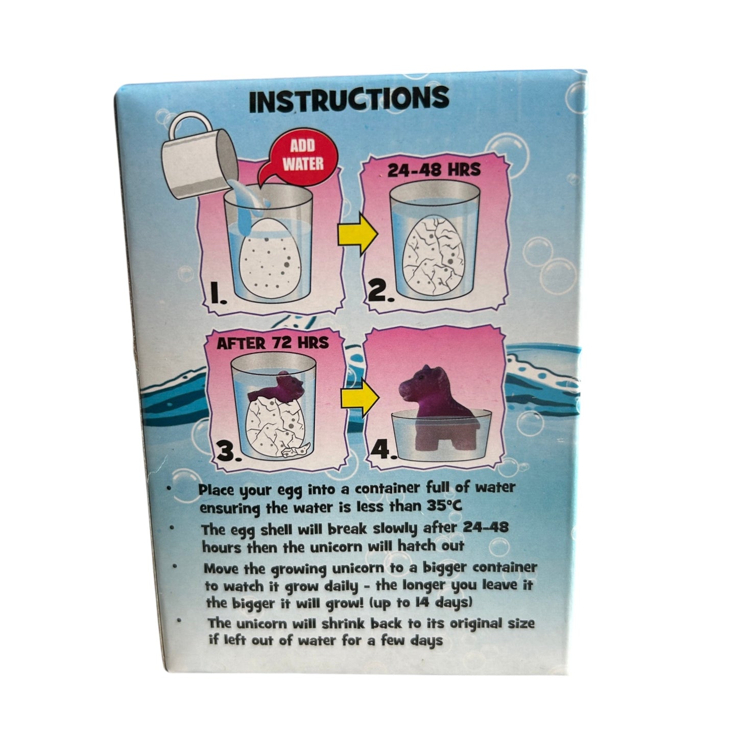 Aqua-Hatch Unicorn Toy