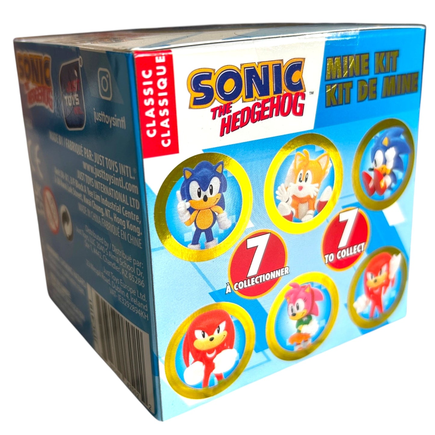Sonic The Hedgehog Mine Kit Dig‑and‑Discover Toy -  7 Figures To Collect (Includes Rare Gold-Plated Supersonic)