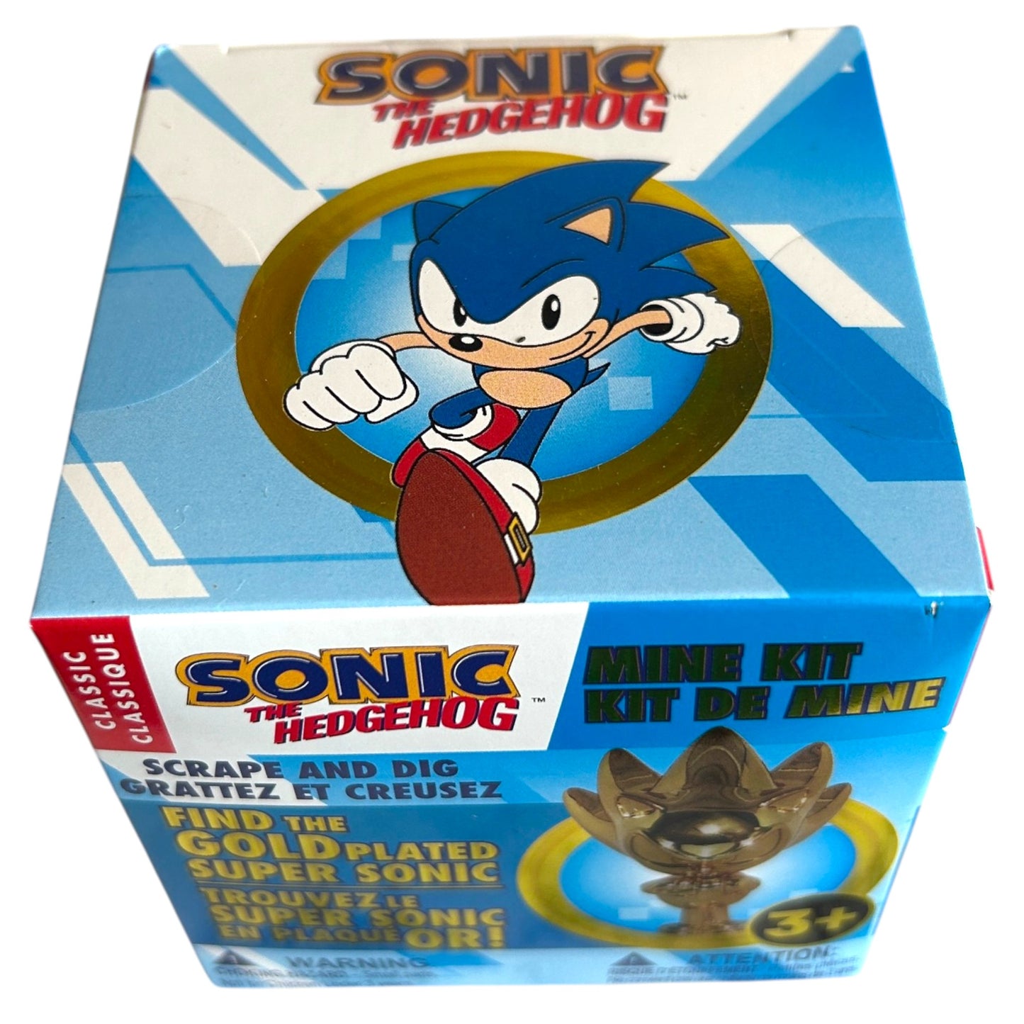Sonic The Hedgehog Mine Kit Dig‑and‑Discover Toy -  7 Figures To Collect (Includes Rare Gold-Plated Supersonic)