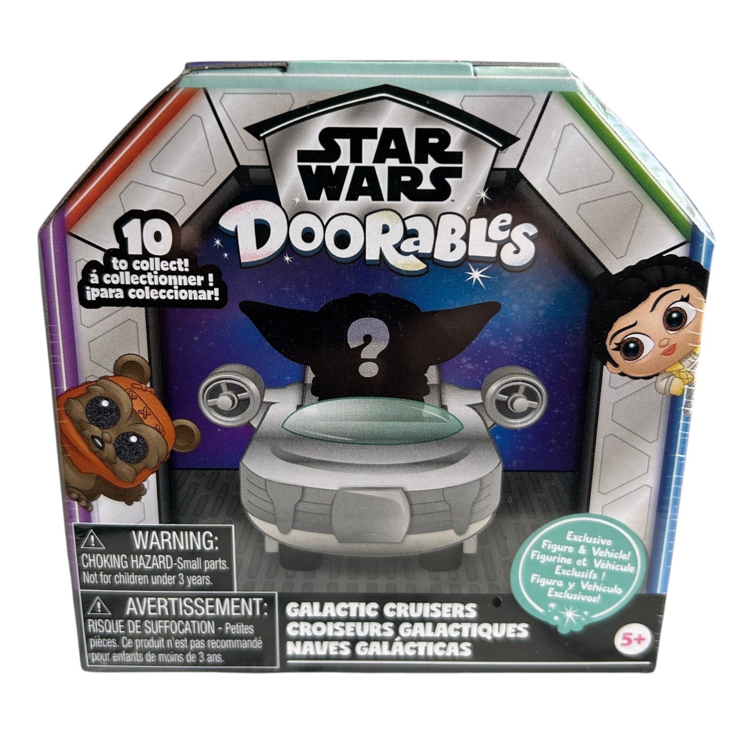 Star Wars Doorables Galactic Cruisers Figure & Vehicle – Collectible Mini Character Toy