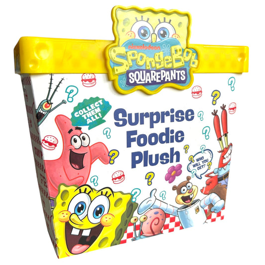SpongeBob SquarePants Surprise Foodie Plush Mystery Toy – Collectible Soft Character Plush
