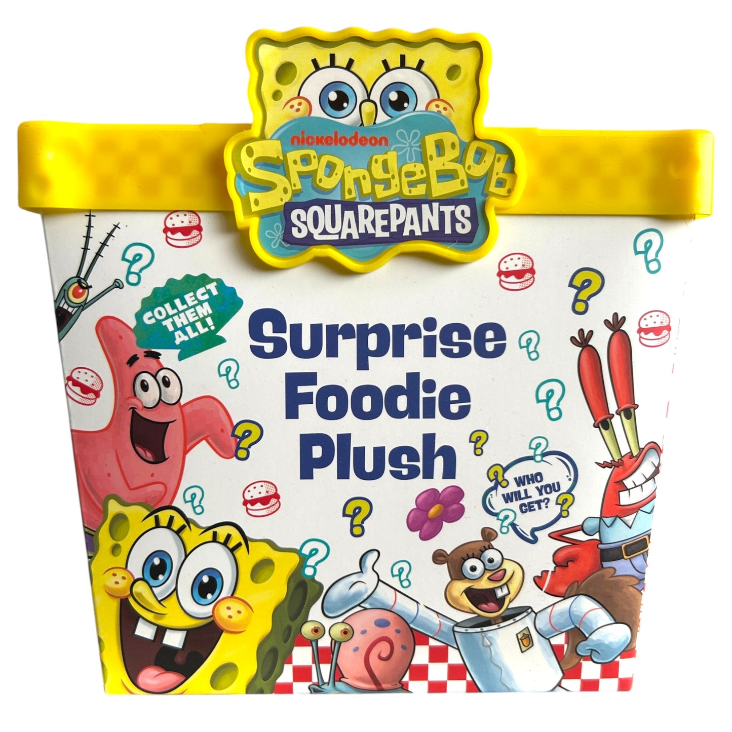 SpongeBob SquarePants Surprise Foodie Plush Mystery Toy – Collectible Soft Character Plush