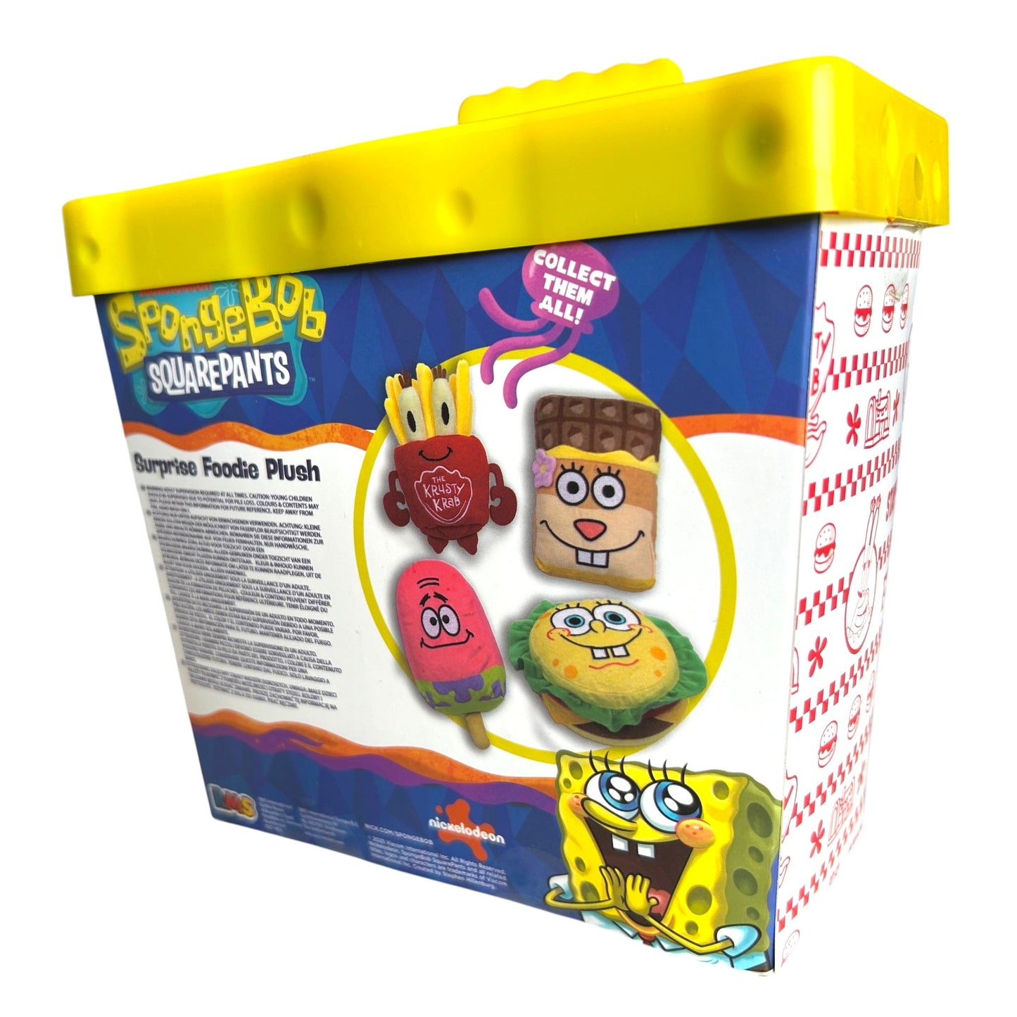 SpongeBob SquarePants Surprise Foodie Plush Mystery Toy – Collectible Soft Character Plush