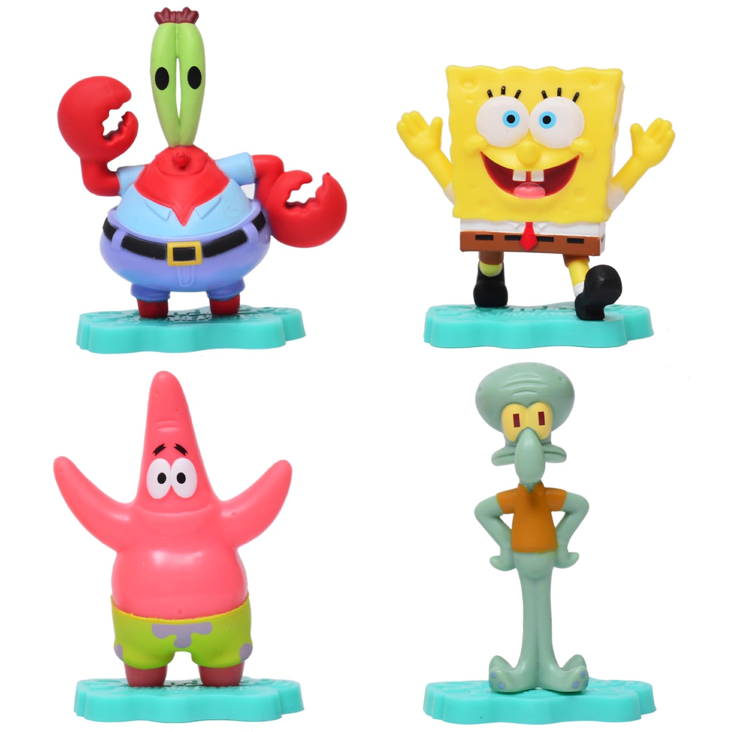 Spongebob SquarePants 4 Character Figure Gift Set
