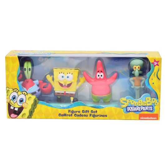 Spongebob SquarePants 4 Character Figure Gift Set