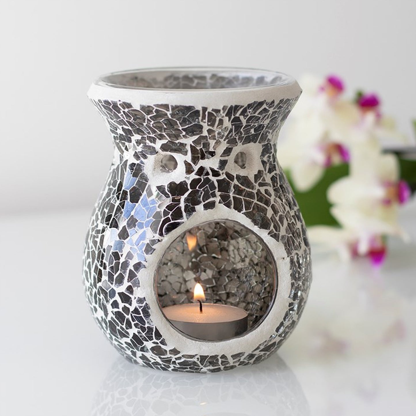 Desire Aroma Wax Melt & Oil Warmer Crackle Effect