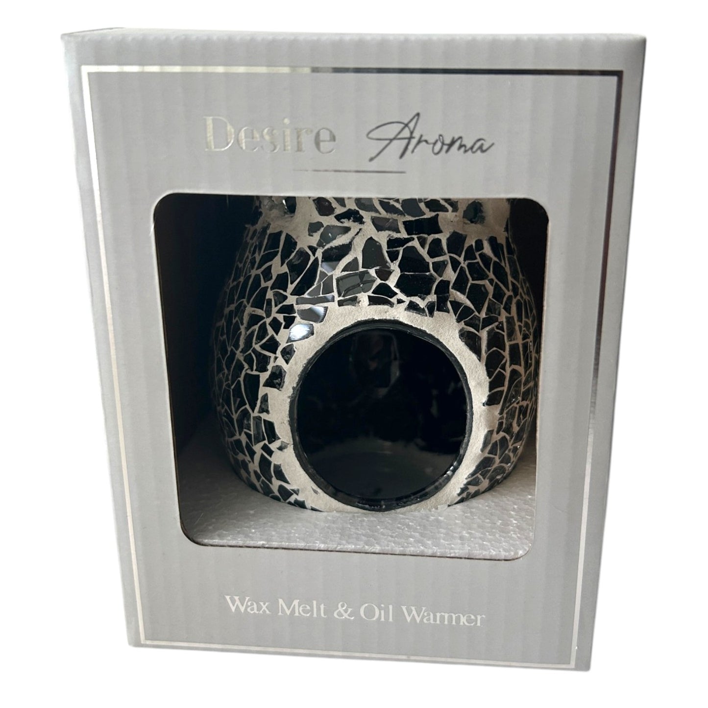 Desire Aroma Wax Melt & Oil Warmer Crackle Effect