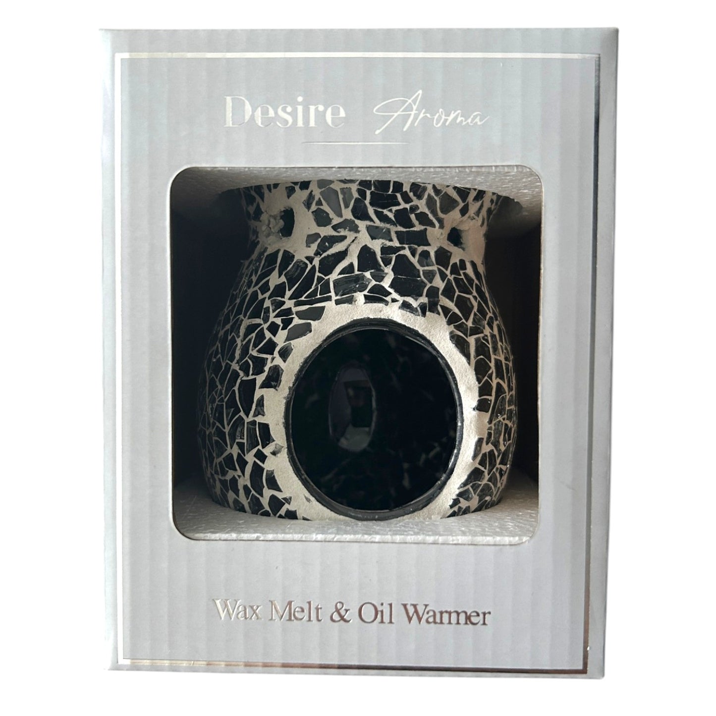 Desire Aroma Wax Melt & Oil Warmer Crackle Effect