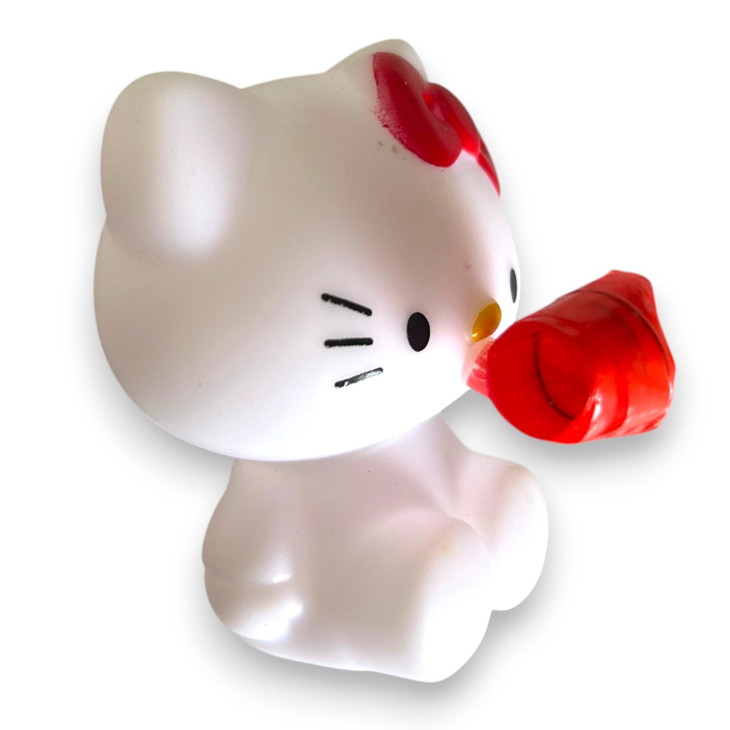 Hello Kitty Style Squishy Blower Whistle Toy