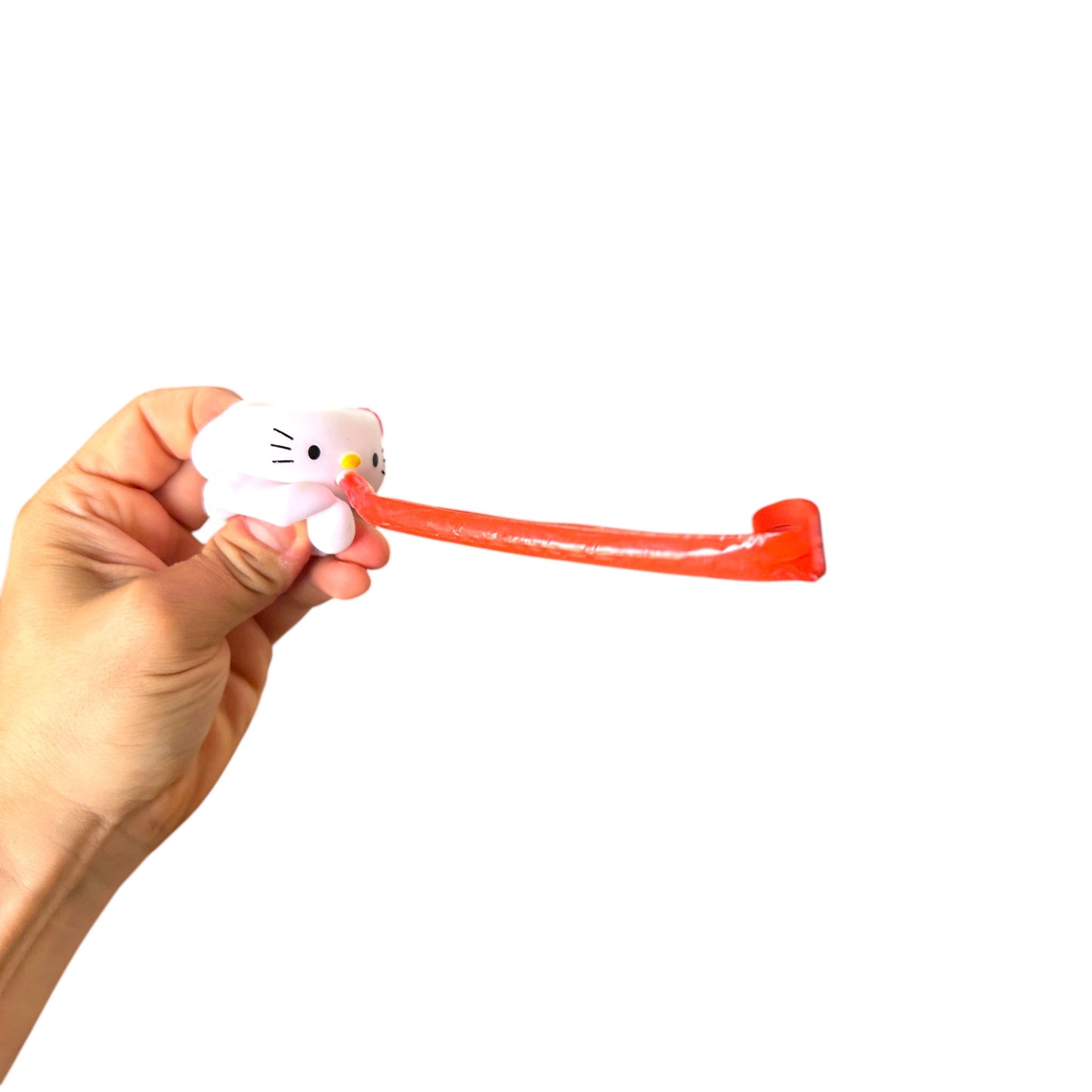 Hello Kitty Style Squishy Blower Whistle Toy