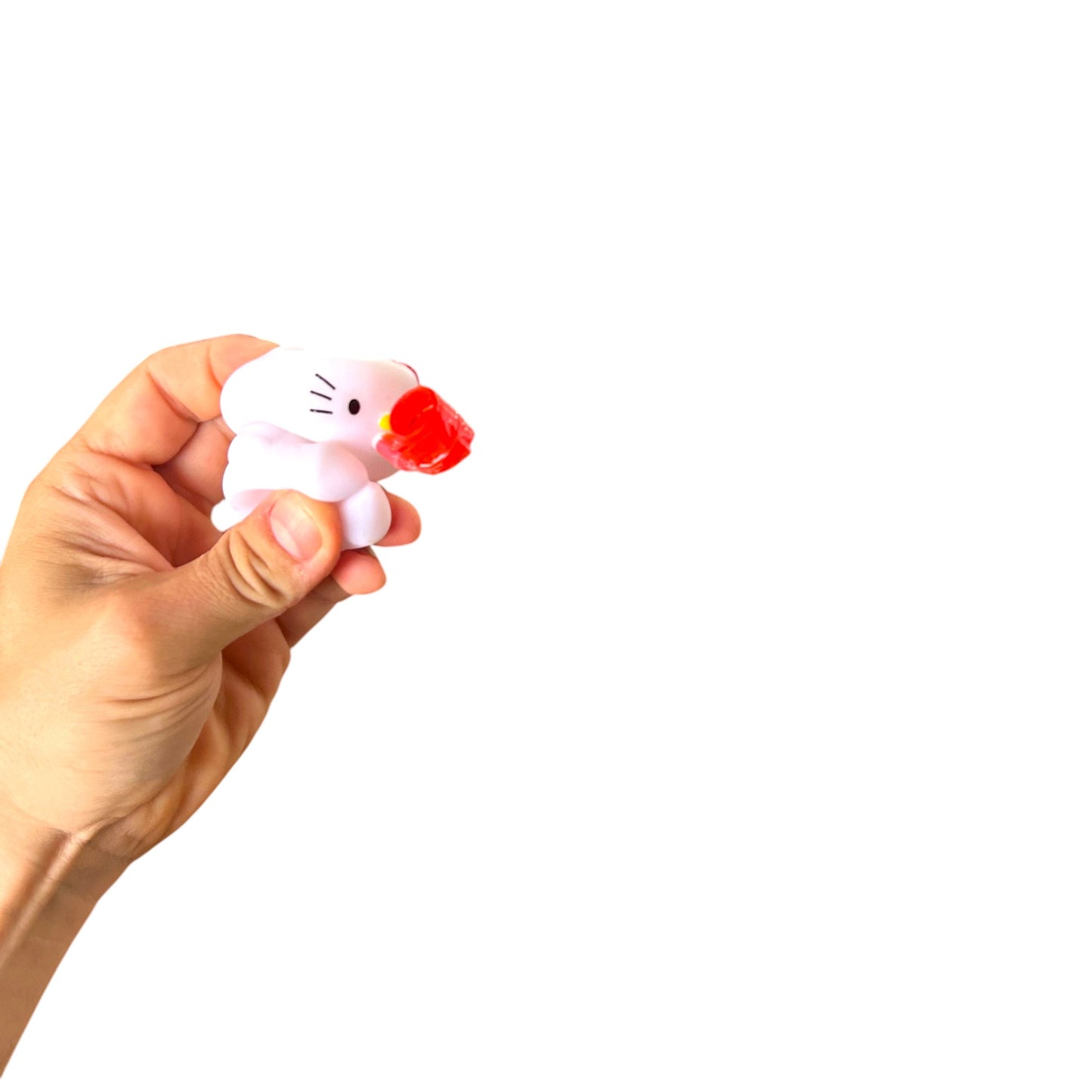 Hello Kitty Style Squishy Blower Whistle Toy