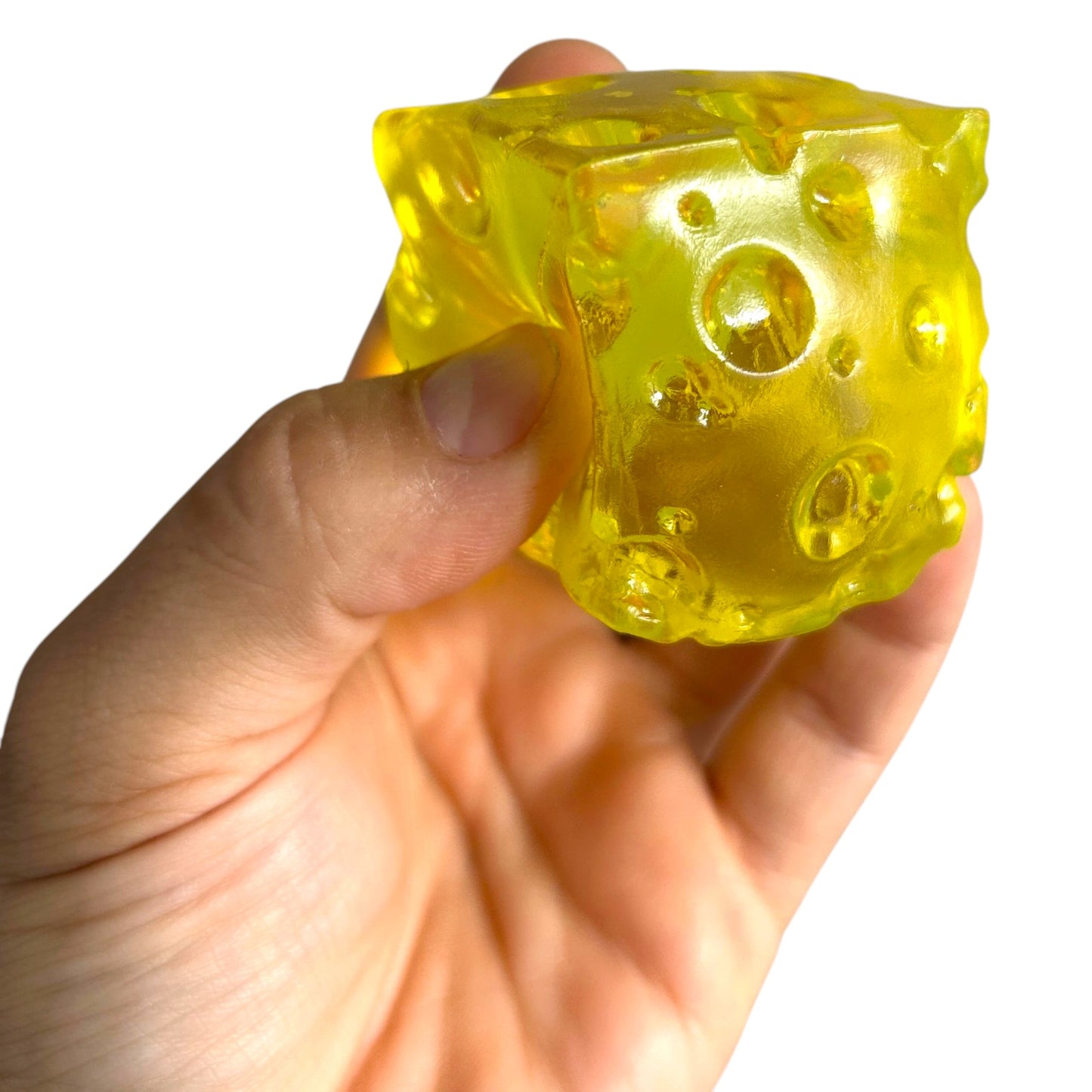 Squishy Cheese Sugar Cube Squish Slow Rising Fidget Sensory Toy
