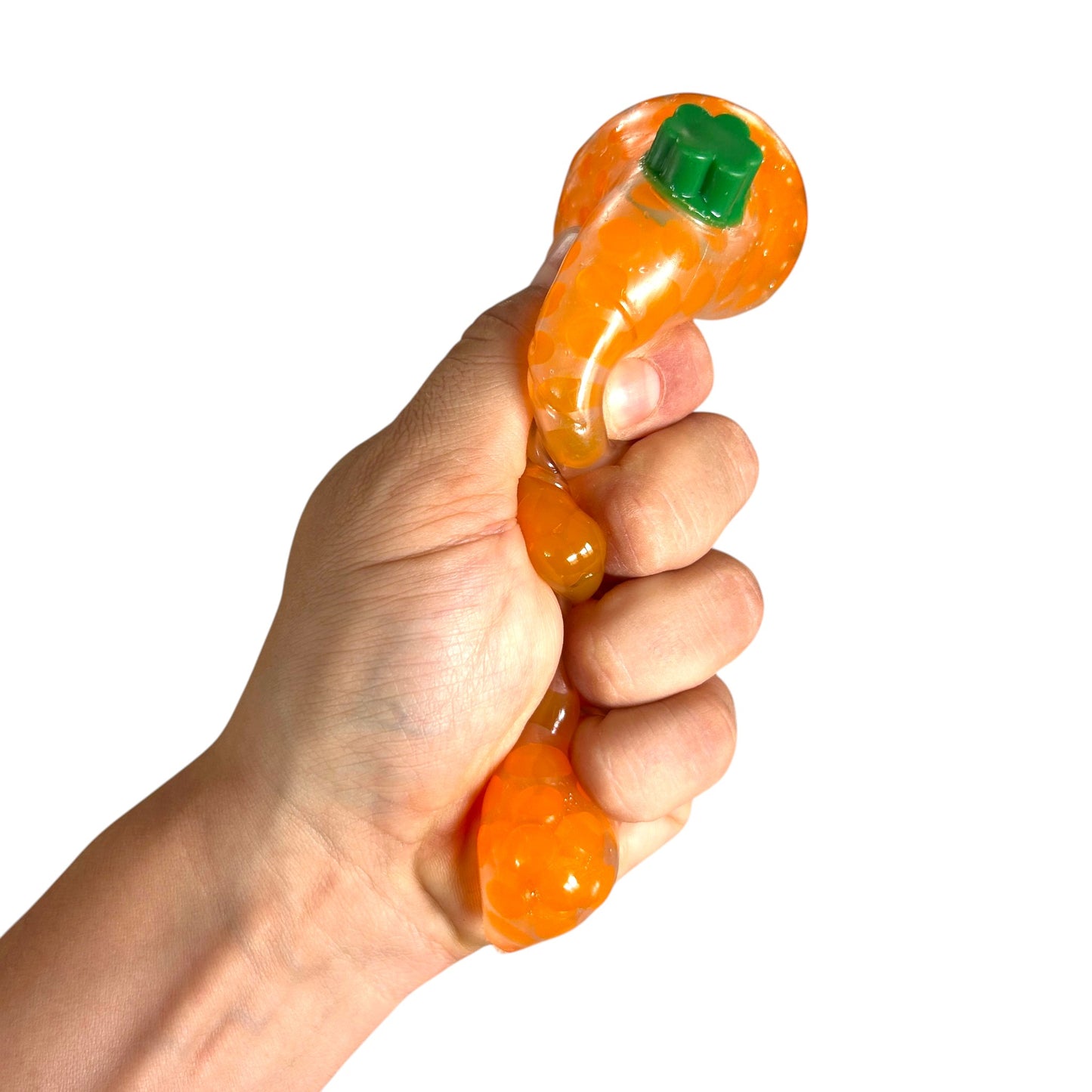 Squishy Carrot Orbeez Filled Squish Fidget Sensory Vegetable Toy