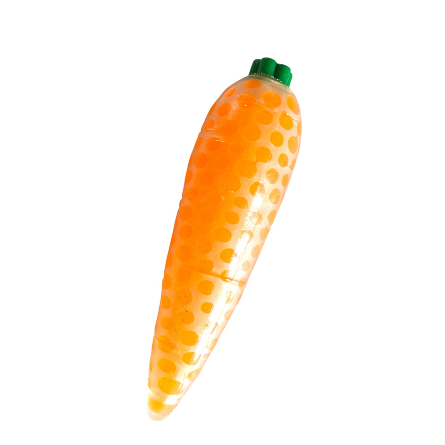 Squishy Carrot Orbeez Filled Squish Fidget Sensory Vegetable Toy