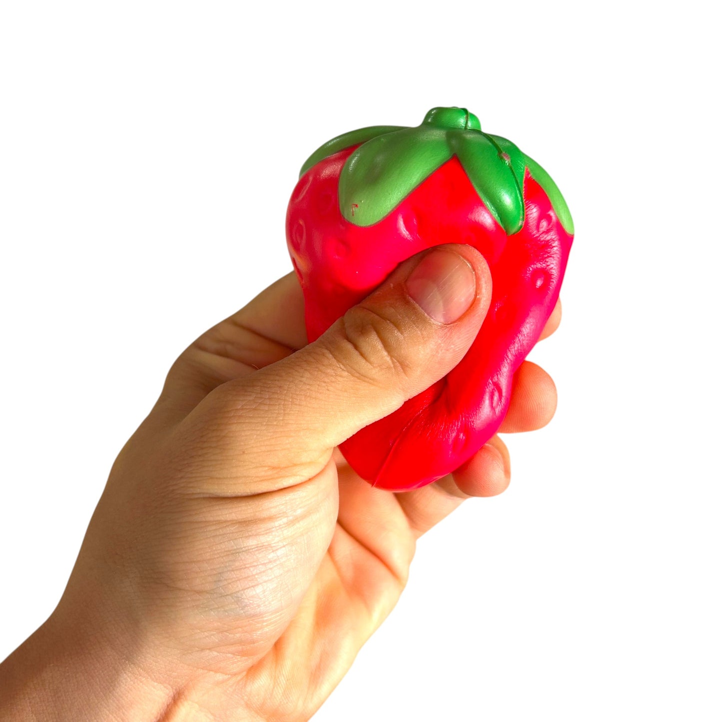 Squishy Strawberry Slow Rise Squish Fidget Fruit Sensory Fidget Toy