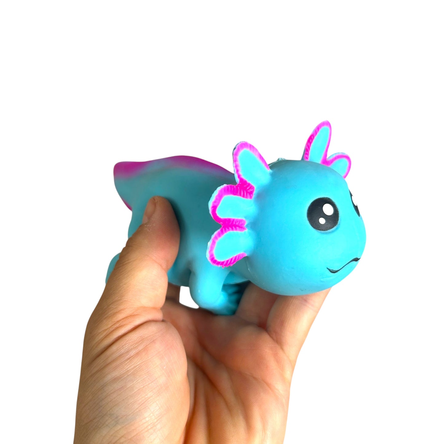 Wibbly Wobbly Axolotl Squishy Sensory Fidget Squish Toy - 3 Colours to Collect